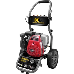 BE Pressure 2700 PSI Pressure Washer w/ Honda CG160 (Gas-Cold Water) Motor  & AR RMV Pump BE275HAS