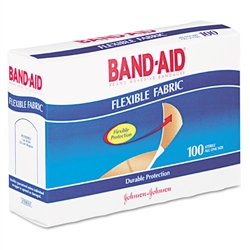 Johnson Johnson Band Aid Flexible Fabric Adhesive Bandages 1 X 3 100