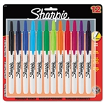 Sharpie Retractable Fine Point Permanent Marker Set, 12 Assorted Colors